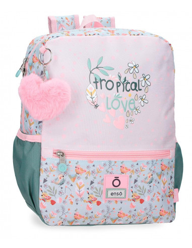 9642321 BACKPACK 32CM. TROPICAL LOVE